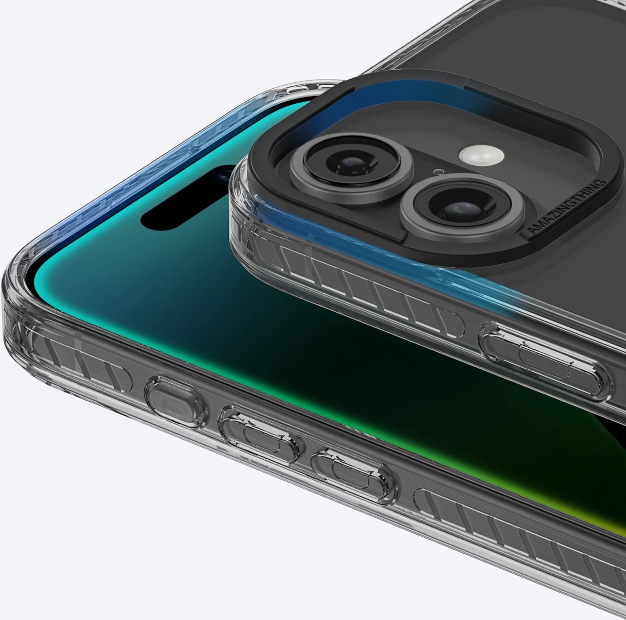 Mbështjellës AmazingThing Titan Pro Mag me unazë magnetike për iPhone 16, zi