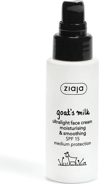 Kremë fytyre me qumëshët Dhie me SPF15+ Ziaja 50 ml