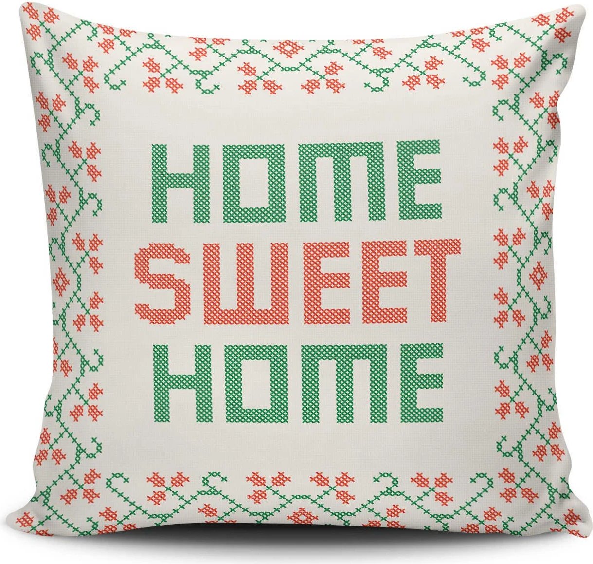 Jastëk dekorativ, mbulesë, dizajn Aberto, NKLF-134, shumëngjyrëshe, 43x43cm