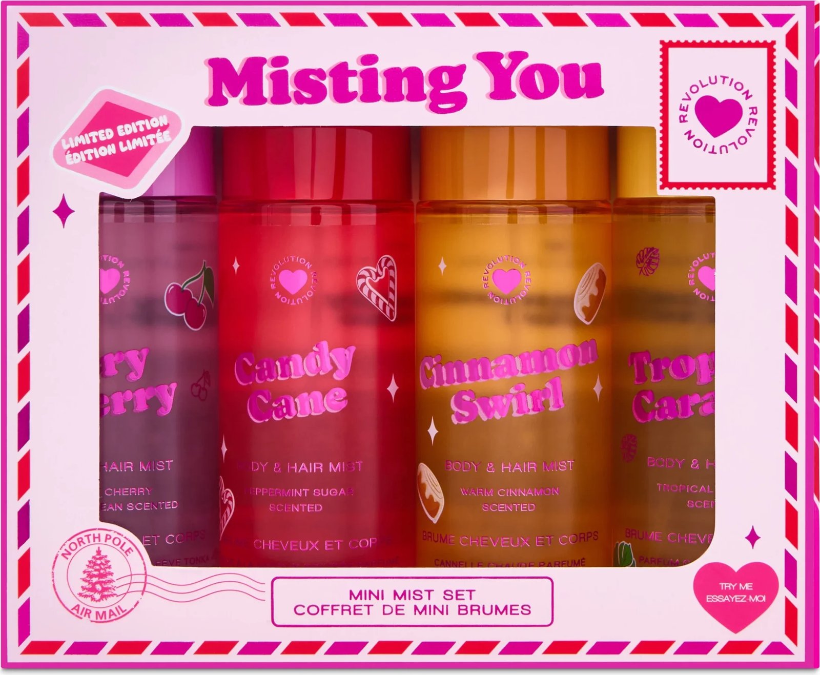 I Heart Revolution Misting You Mini Body Mist Set