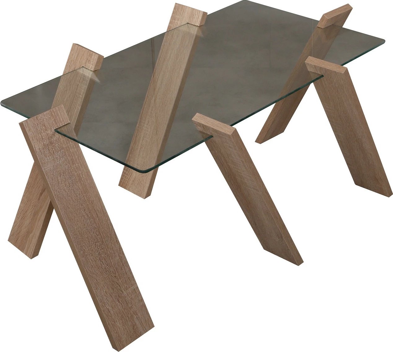 Tavolinë kafeje Hanah Home, Roman Maxi, ngjyrë lisi e çelët