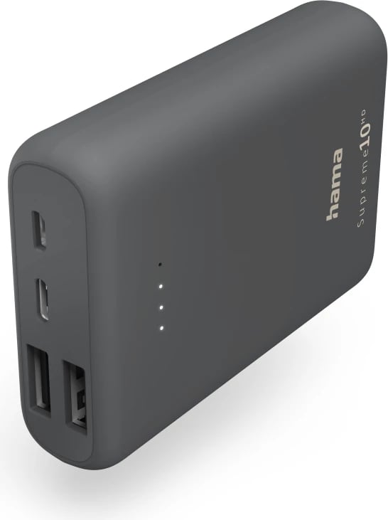 Power bank Hama "Supreme 10HD", 10000mAh, e hirit 201668