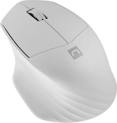 Maus wireless Natec Siskin 2, 1600 DPI, Bluetooth 5.0 + 2.4GHz, Bardhë