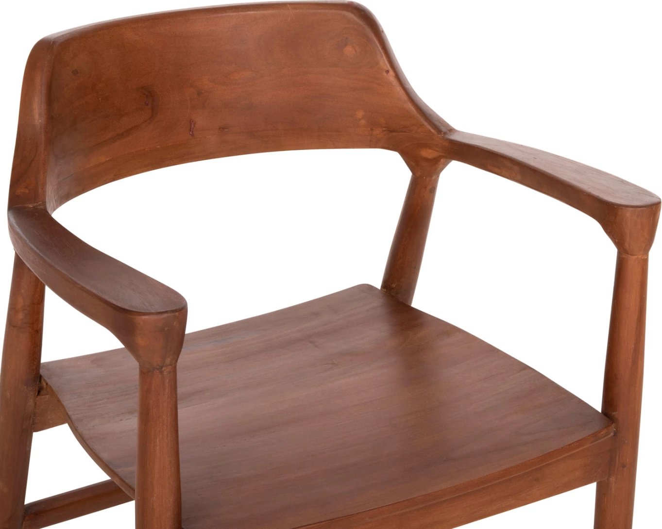 Karrige ngrënieje me krahë NIONI FH9476.01 dru TEAK ngjyrë arre 57x53x77H cm