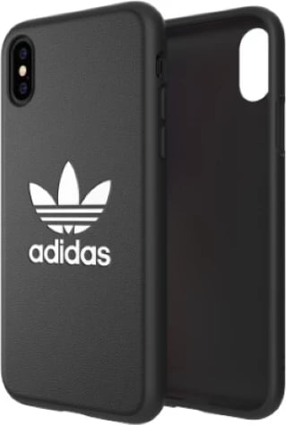 Mbështjellës Adidas OR Molded Case Basic për iPhone X/XS, zi dhe bardhë