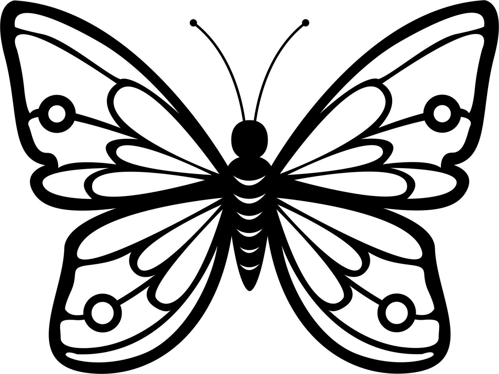 Aksesor dekorativ metalik për mur, flutur, Wallity, ngjyrë e zezë, 60x45cm