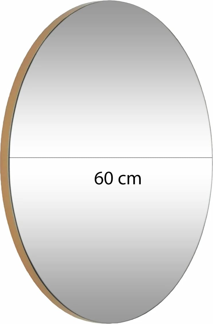 Pasqyrë Hanah Home, ngjyrë ari, 60cm