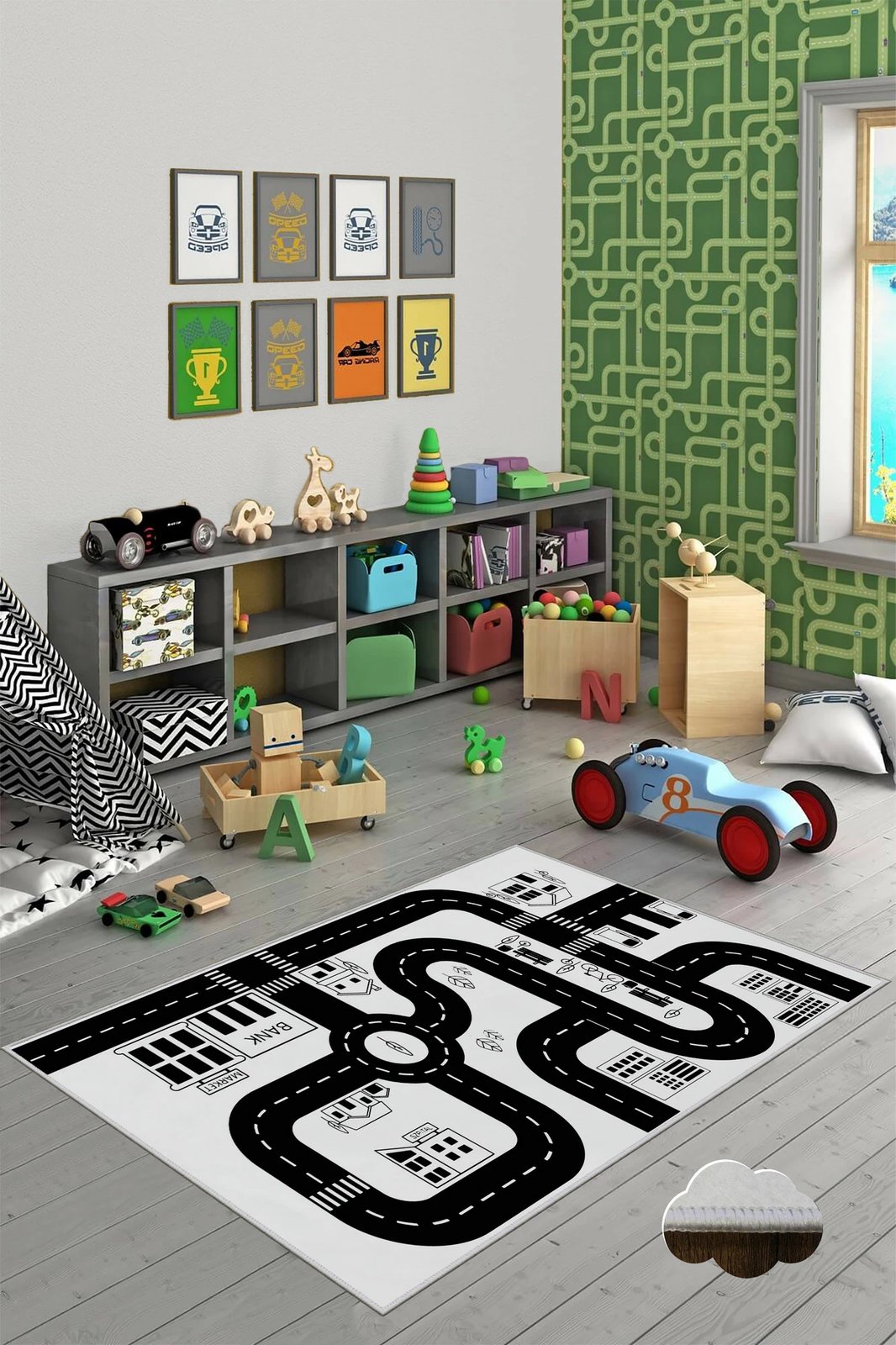 Qilim për korridor, shumëngjyrësh, 100x300cm, WOOKECE112