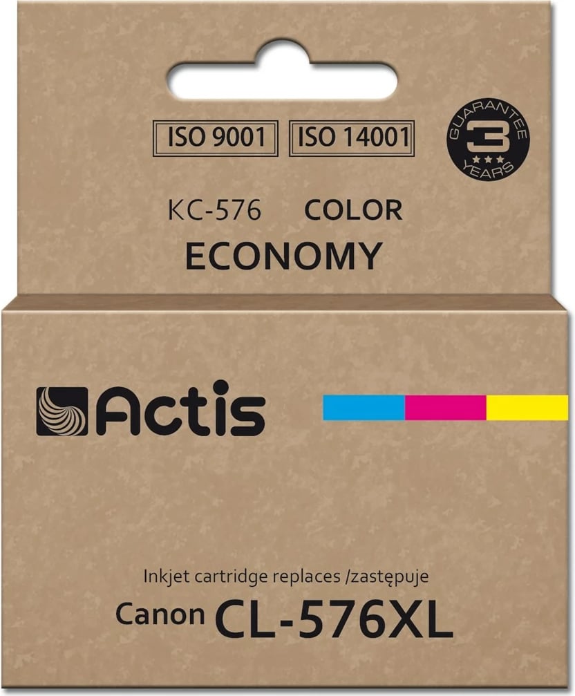 Toner Actis KC-576, për Canon CL-576XL, 15 ml, ngjyrë