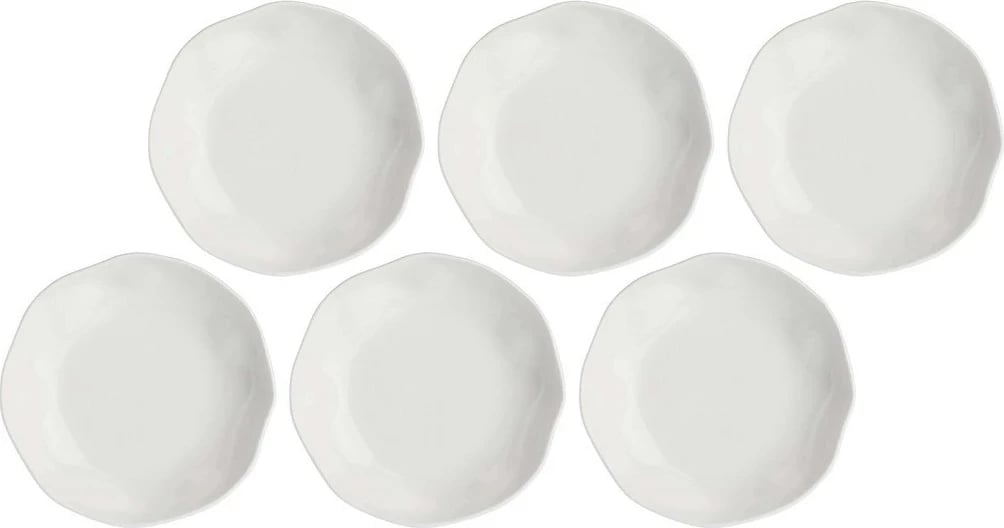 Set pjata të thella LA PORCELLANA BIANCA 21 cm, 6 copë, e bardhë