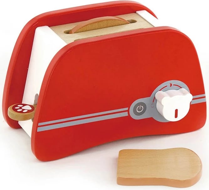 Toster lodër druri, Viga, me rregullim fuqie dhe zile, për moshë 3+, multingjyrësh