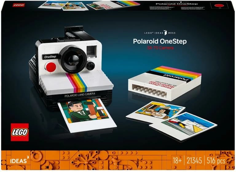Set LEGO Ideas Polaroid OneStep SX-70 21345, 516 copëza, 18+