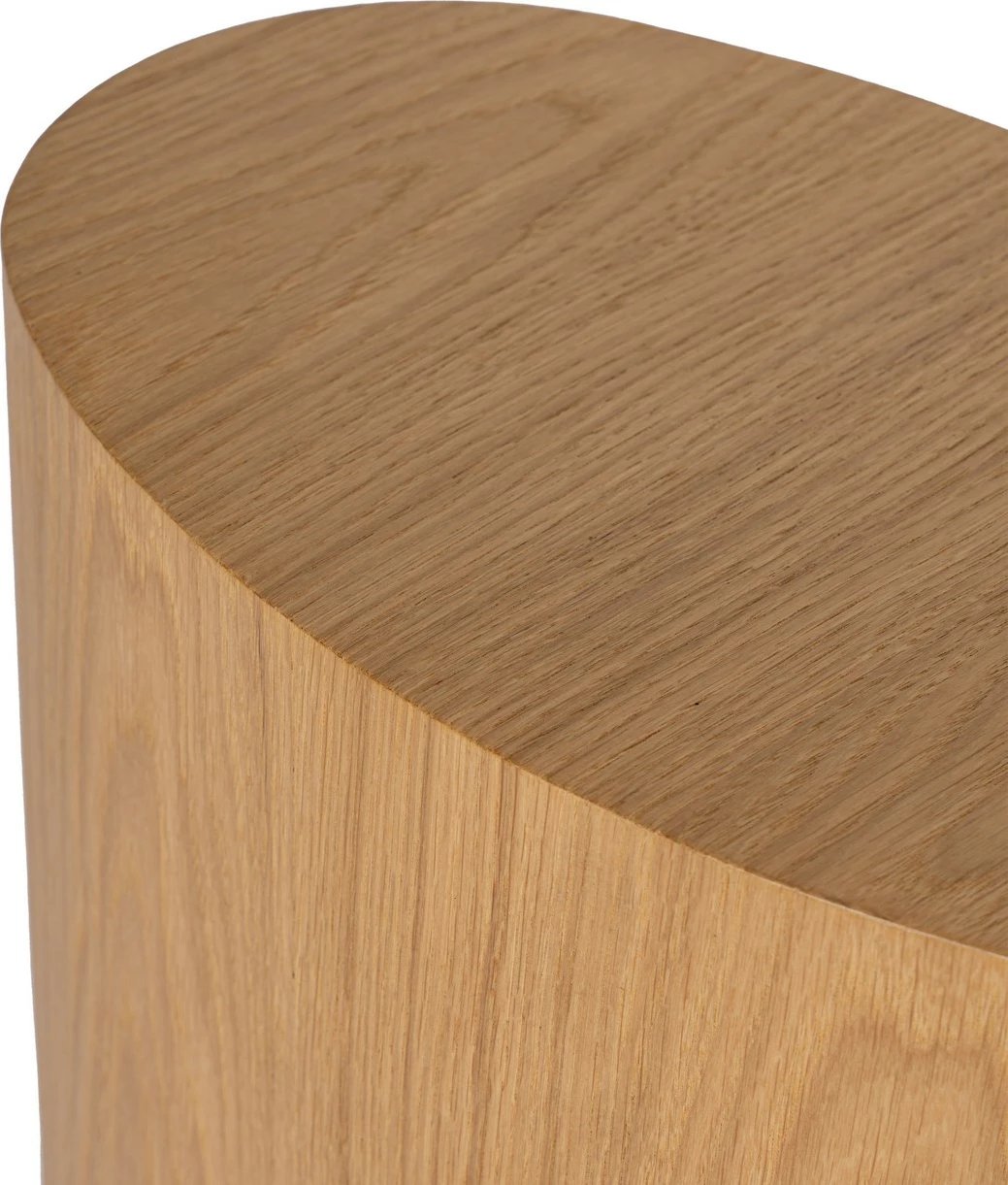 Set tavolinash anësore Nordure, Elipse, ngjyrë lisi