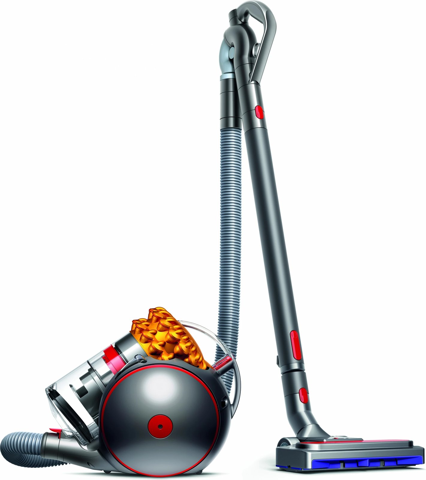 Fshesë me korrent Dyson Cinetic Big Ball Multi Floor 2, 700W, pa qese, gri/verdhe