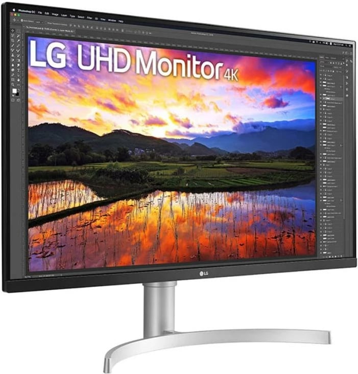 Monitor, LG, 32UN650K-W 32UN650KW (32UN650K-W.AEU), 32", ekran i sheshtë TFT/LCD, bardh e zi