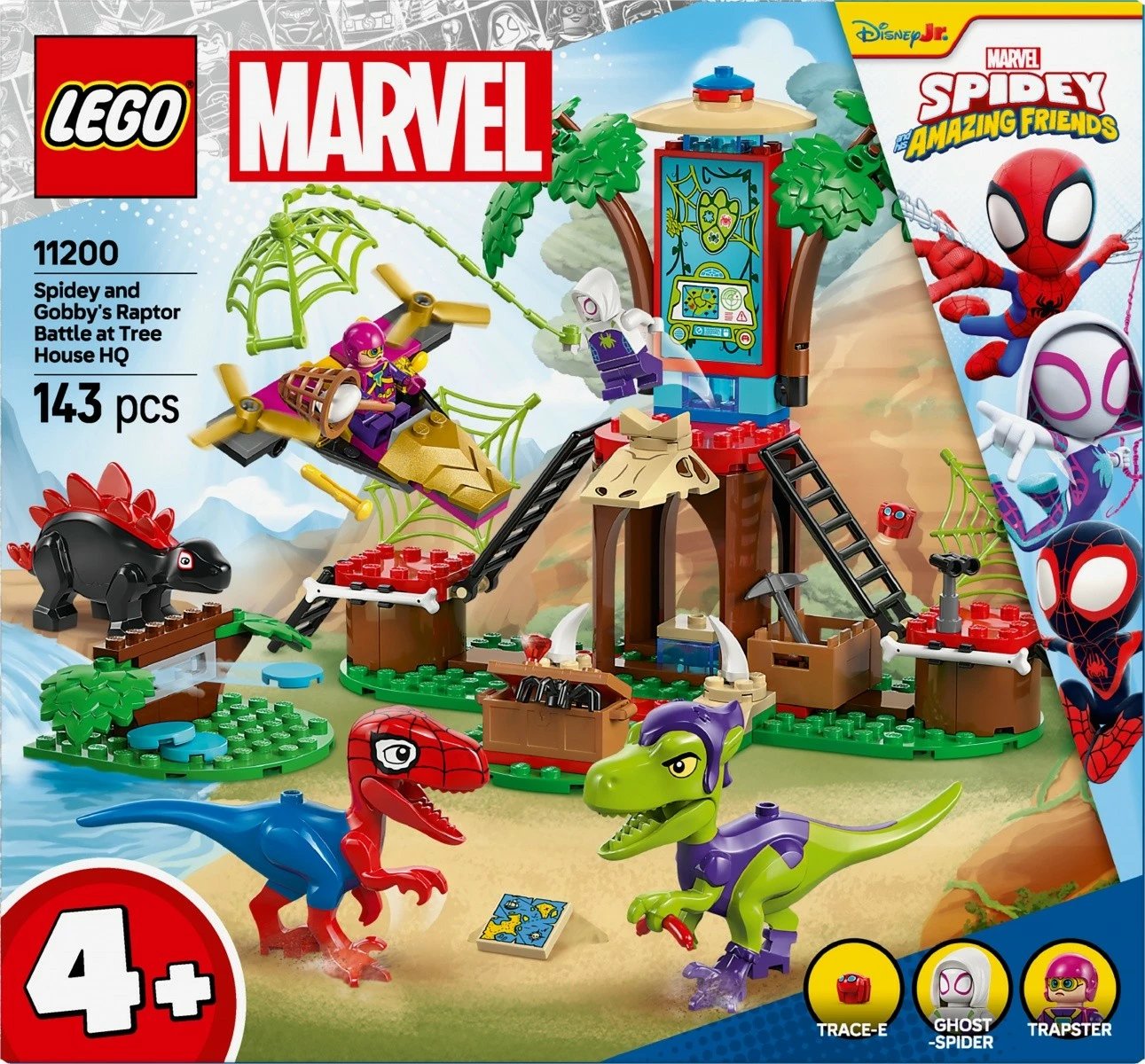 Set LEGO Marvel Spidey and Amazing Friends 11200, 143 pjesë, për fëmijë, shumëngjyrësh
