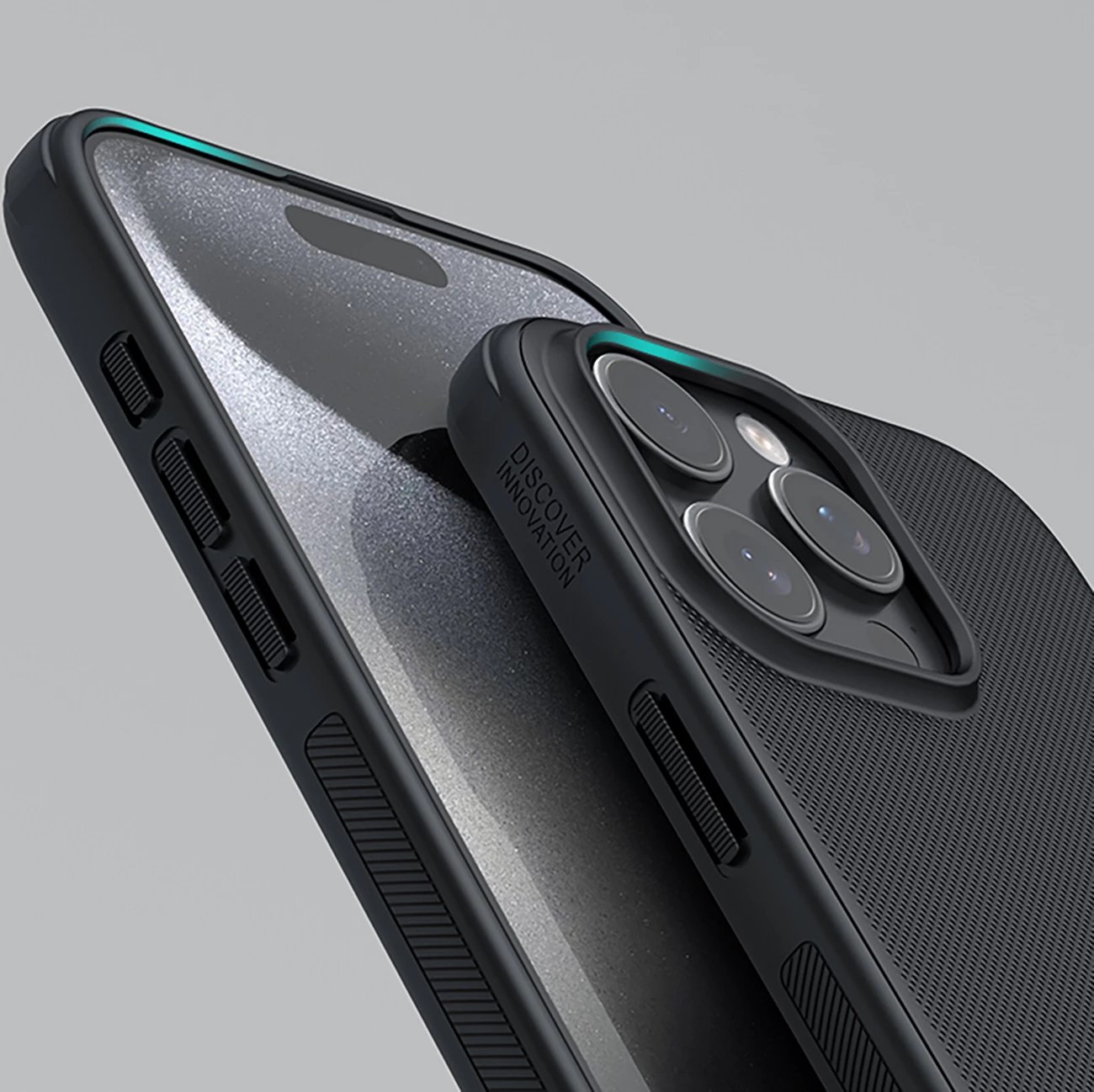 Mbështjellës Nillkin Super Frosted Shield Pro për iPhone 16 Pro, i zi