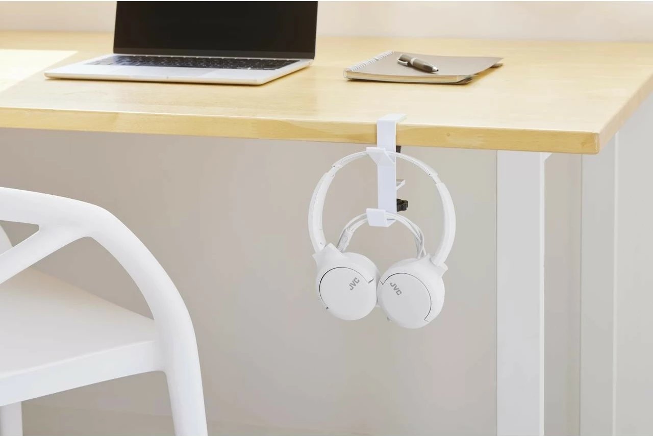 Kufje, JVC, HA-S33UC, USB-C me mikrofon dhe kontroll zëri, kabëll 1.2 m, bardhë