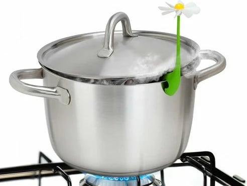 Aksesor kuzhine OTOTO Flower Power Topfwächter, plastikë, i gjelbër/bardhë/verdhe Aksesor kuzhine OTOTO Flower Power Topfwächter, plastikë, i gjelbër/bardhë/verdhe