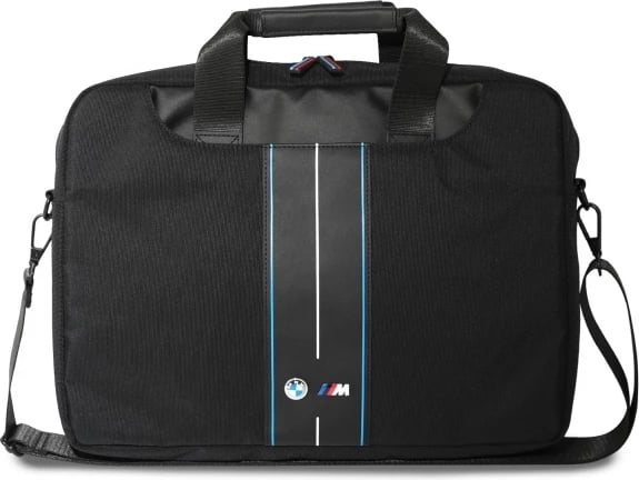 Çantë laptopi BMW BMCB15COMPVSKL, 16", najlon, vijë blu, e zezë