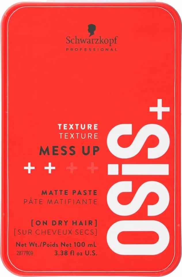 Paste matifikuese për stilim flokësh Schwarzkopf Professional Osis+ Mess Up 100ml