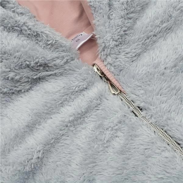 Kombinezon dimri bebe, New Baby Teddy bear, madhësia 62 (3-6m), gri/rozë