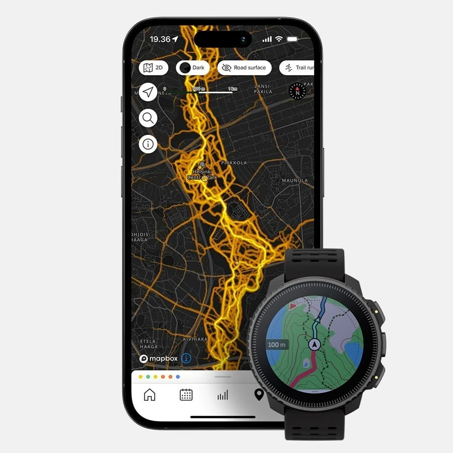 Smartwatch Suunto SS050862000, 1.4" ekran, GPS, i zi