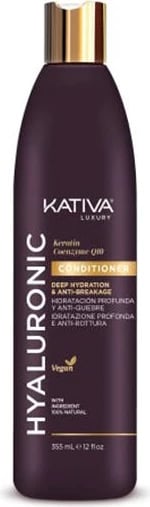 Balsam flokësh Kativa Hyaluronic Keratin Q10, 355ml