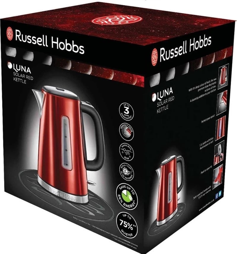 Çajniku Russell Hobbs 23210-70 Luna Solar i kuq
