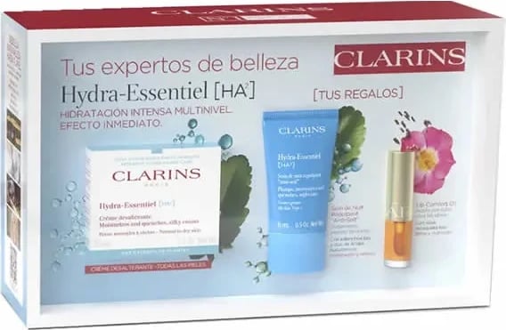Set për kujdes të lëkurës Clarins Hydra-Essentiel Silky Cream unisex 3 copë 50ml