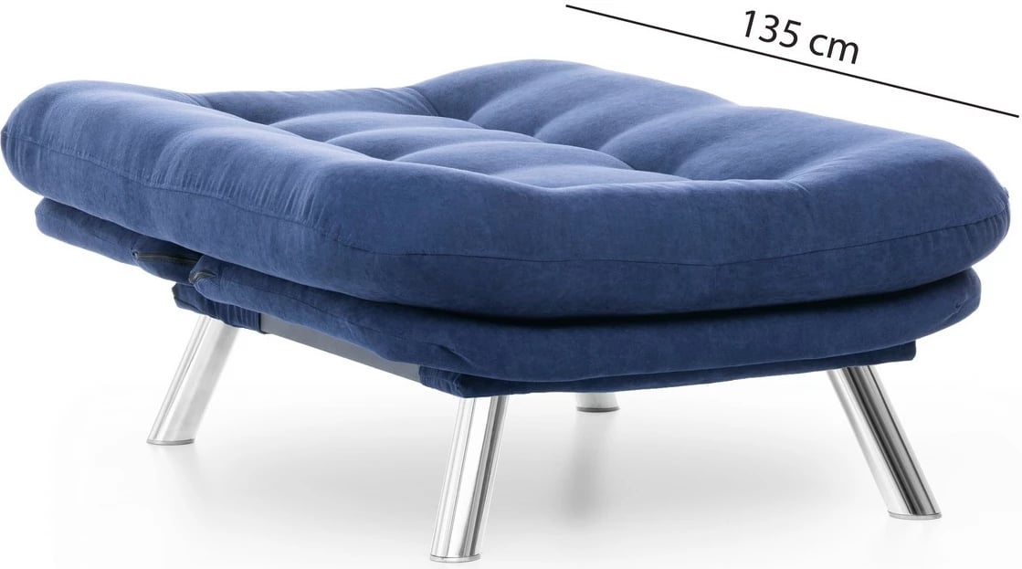 Karrige një vendëshe Atelier del Sofa, Misa Solo, ngjyrë blu e errët