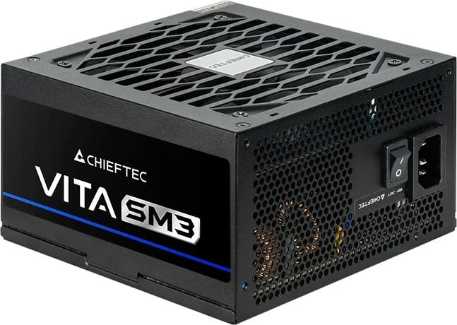 Furnizues energjie ATX, Chieftec, BPX-650-C VITA SM3, 650W, ATX 3.1, 80 PLUS Bronze, semi-modular, PCIe Gen5 16-pin, e zezë