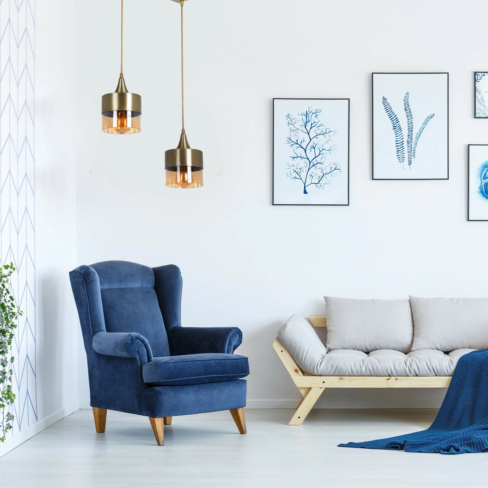 Llambë tavani Opviq, Sahra 2 Li, varëse, ngjyrë vintage