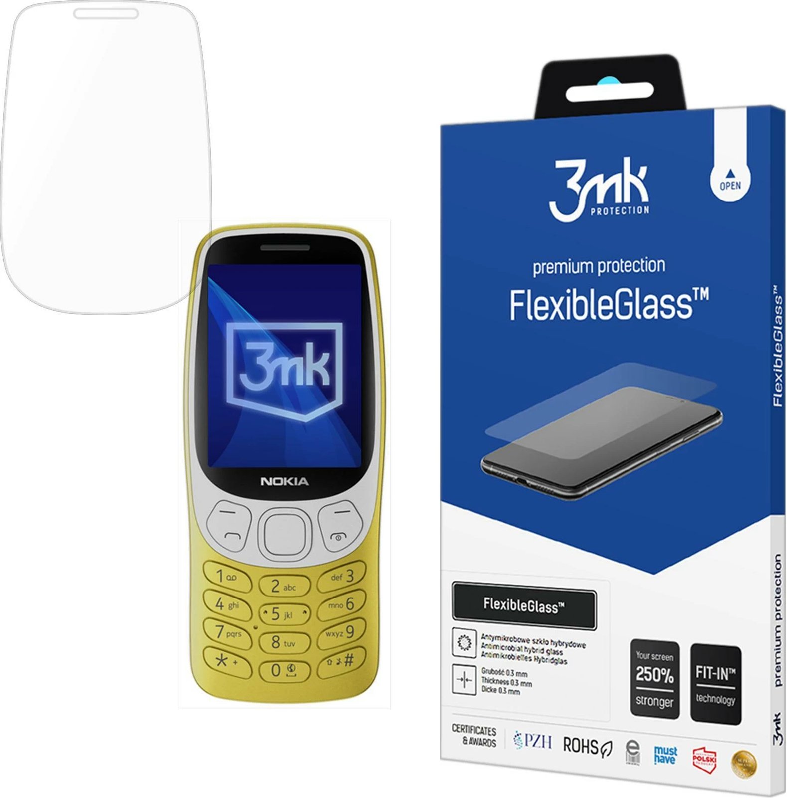 Mbrojtës ekrani 3mk FlexibleGlass për Nokia 3210 4G
