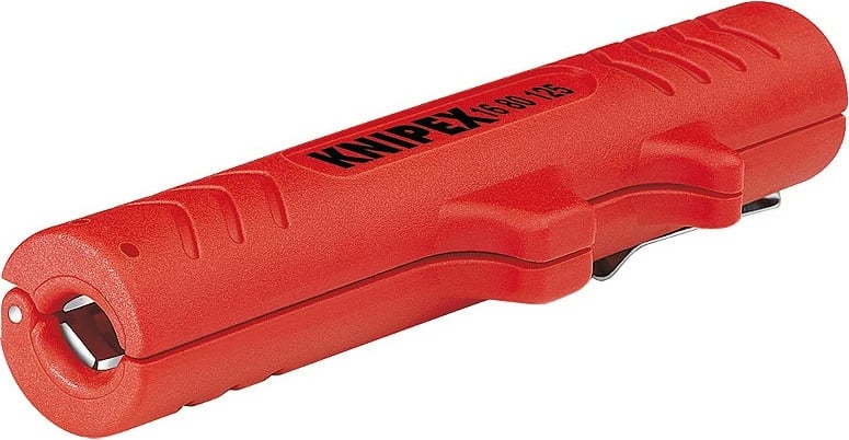 Vegël zhveshëse kabllosh Knipex 16 80 125 SB, 125mm, plastikë, e kuqe