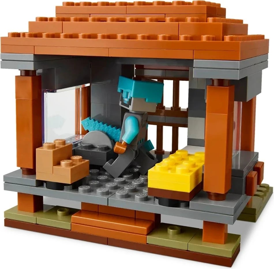 Set LEGO Minecraft 21278 The Pillager Outpost and Ravager, 665 pjesë