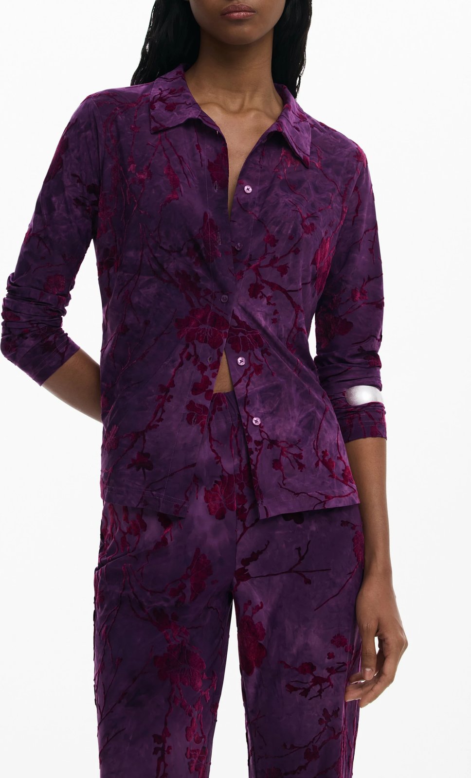 Pantallona femra DESIGUAL, vjollcë