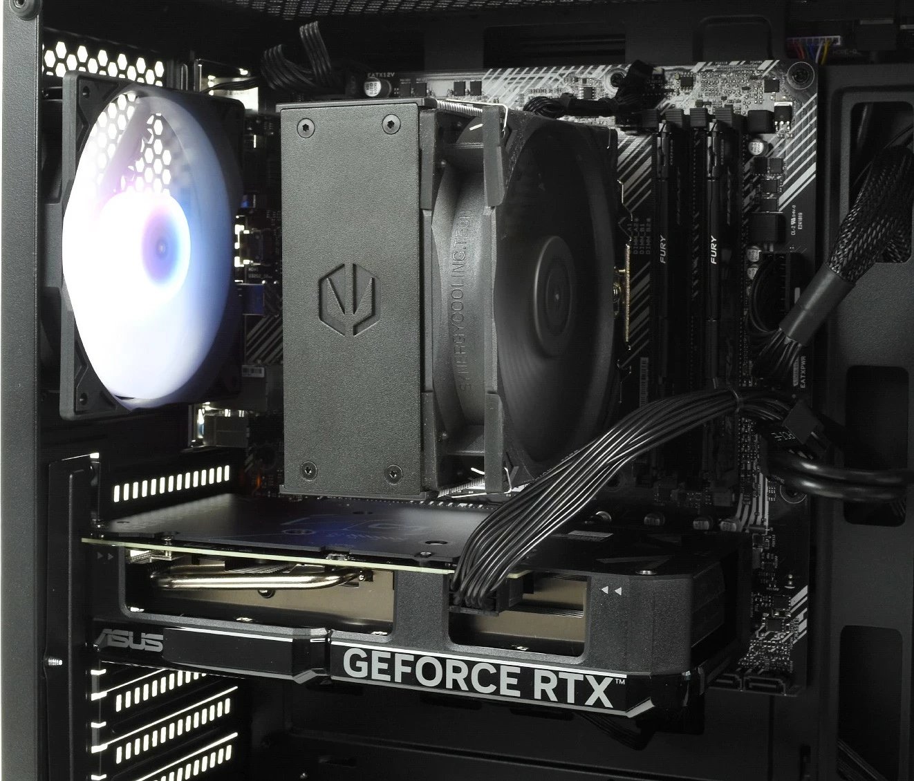 Kompjuter Infinity R550 [Z10] Ryzen 5, RTX 4060 Ti, 32GB, 2TB+4TB, e zezë