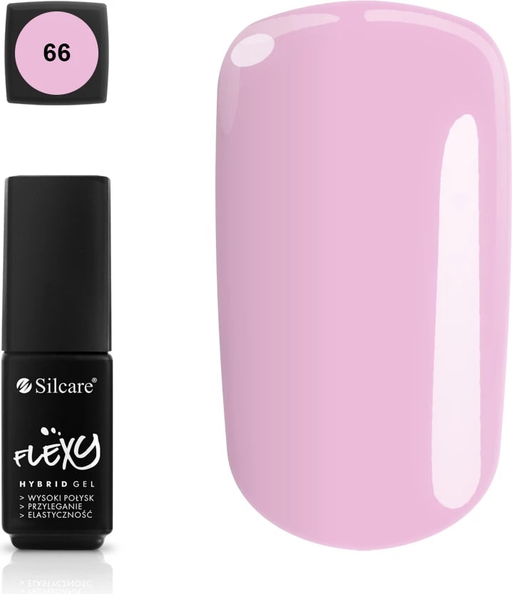 Llak për thonj Silcare Flexy Hybrid Gel 66, 4.5g