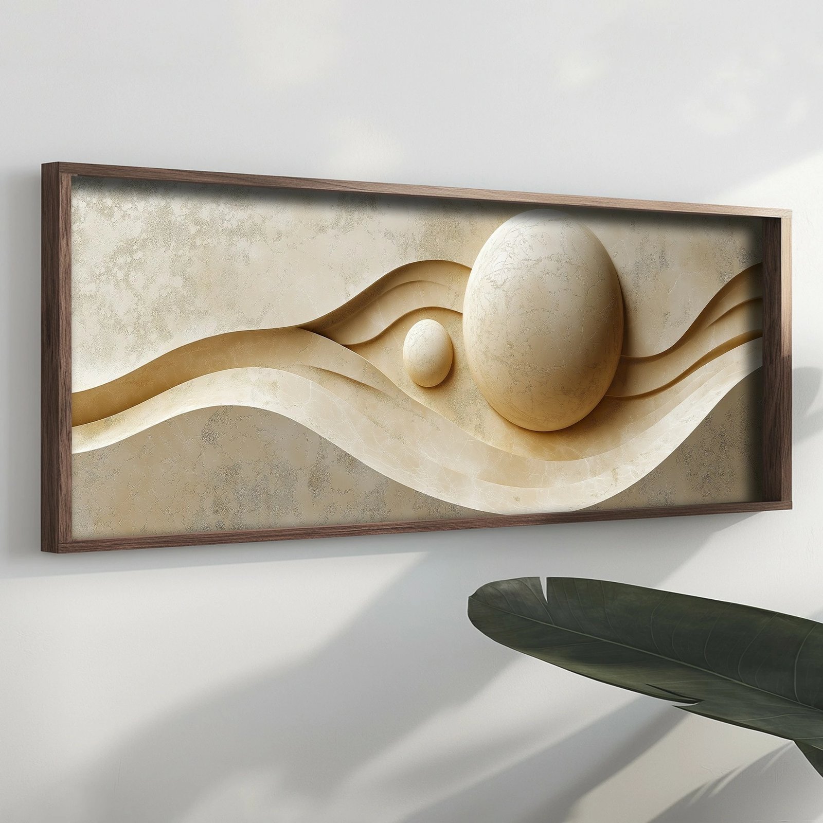 Pikturë dekorative me kornizë, MDF, Wallity, EMR065, shumëngjyrëshe