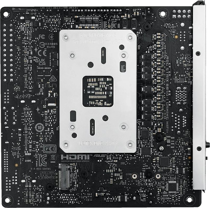 Pllakë amë ASUS ROG STRIX B850-I GAMING WIFI, Socket AM5, mini ITX, E zezë