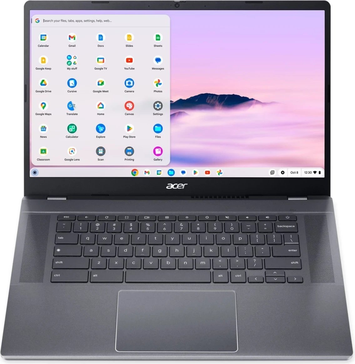 Laptop Acer Chromebook Plus CB515-2H, 15,6", Intel Core i5, 8GB RAM, 512GB SSD,Intel Iris Xe Graphics, i zi