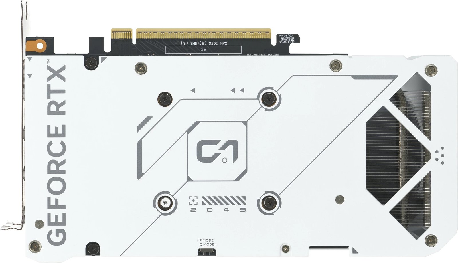 Kartelë grafike ASUS RTX 5060TI 16GB GDDR7 e bardhë