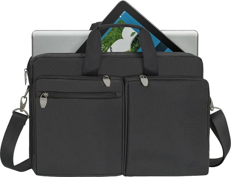 Mbështjellës laptopi RIVACASE Tiergarten 8550 17.3 inç, zi