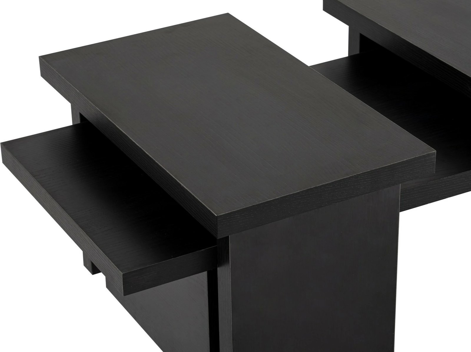 Set tavolinash kafeje Nordure, ngjyrë dru e zezë, Sanctuary