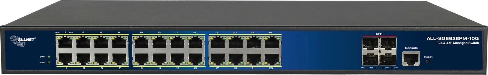 Switch ALLNET ALL-SG8628PM-10G M POE+