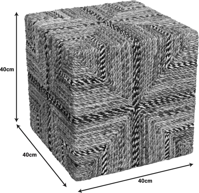 Karrige për bar Lerkmon Inart, ngjyrë natyrale, 40x40x40cm
