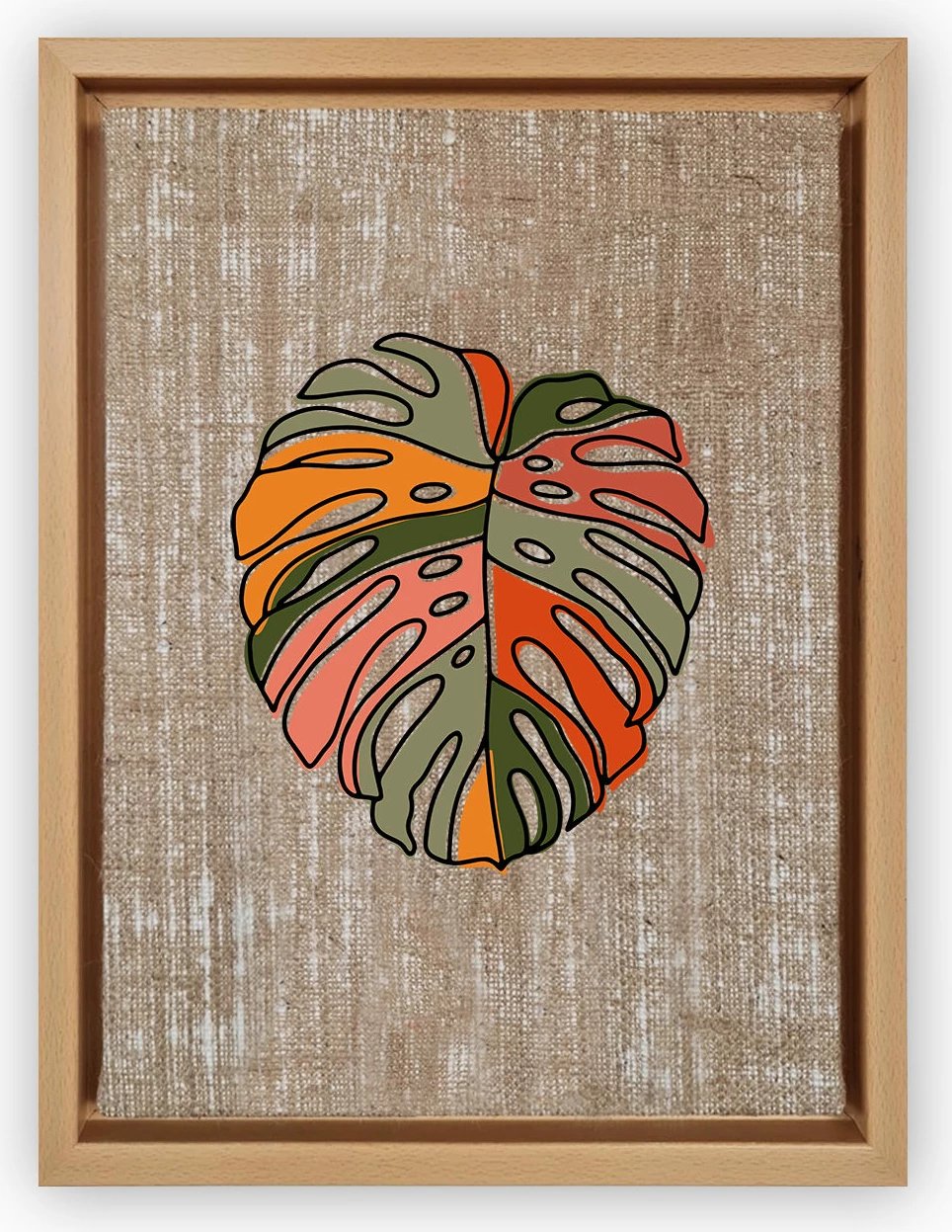 Pikturë dekorative në kanavacë, shumëngjyrëshe, Wallity LNJ11937780677 - 96136, 96x136cm