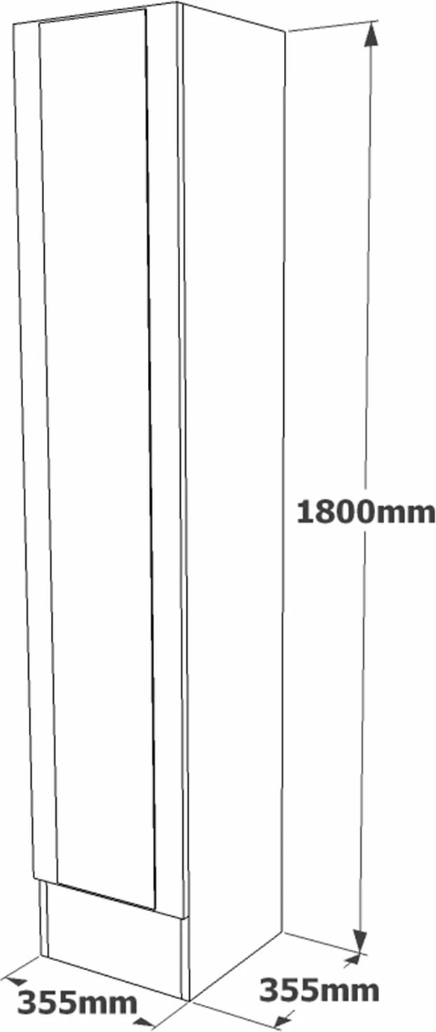 Stendë korridori moderne, ngjyrë Atlantic Pine, Hanah Home, Ml18-A