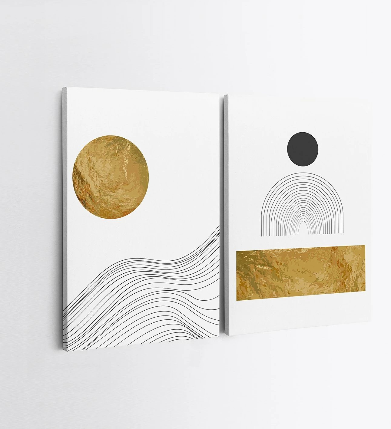 Pikturë dekorative në kanavacë (2 copë), Wallity, 2KNV4255, 70x100 cm